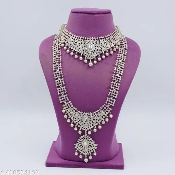 White_Brass_And_Stones_Premium_Haram_Choker_Set_For_Women