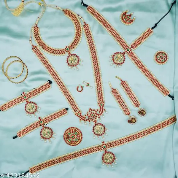 Multicolor_Brass_And_Stones_Premium_Dance_Jewellery_Set_For_Women