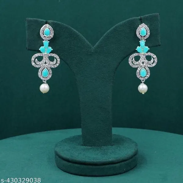 White_And_Sky_Blue_Alloy_Premium_Necklace_Set_For_Women