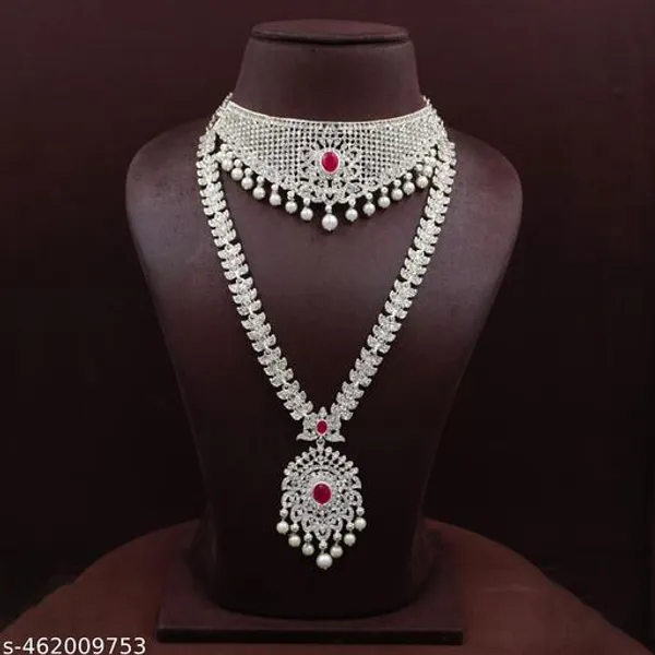 White_Gold_Plated_Alloy_And_Stones_Premium_Stone_Necklace_Set_For_Women