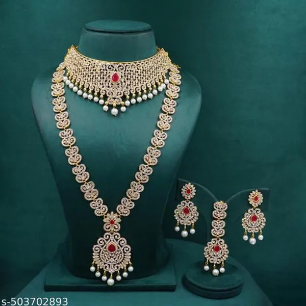 Golden_And_White_Mixed_Alloy_Premium_Jewellery_Combo_Set_For_Women