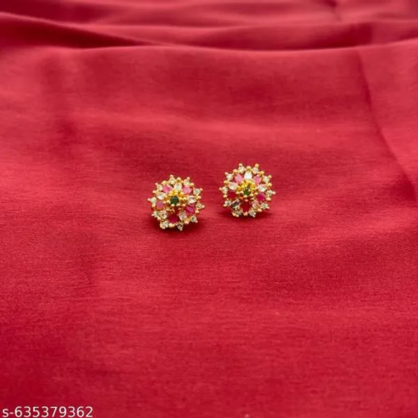 Multicolor_Alloy_Premium_Stud_Earrings_For_Women