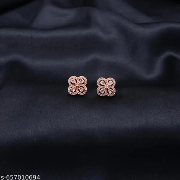 Light_Pink_Alloy_Premium_Stud_Earrings_For_Women