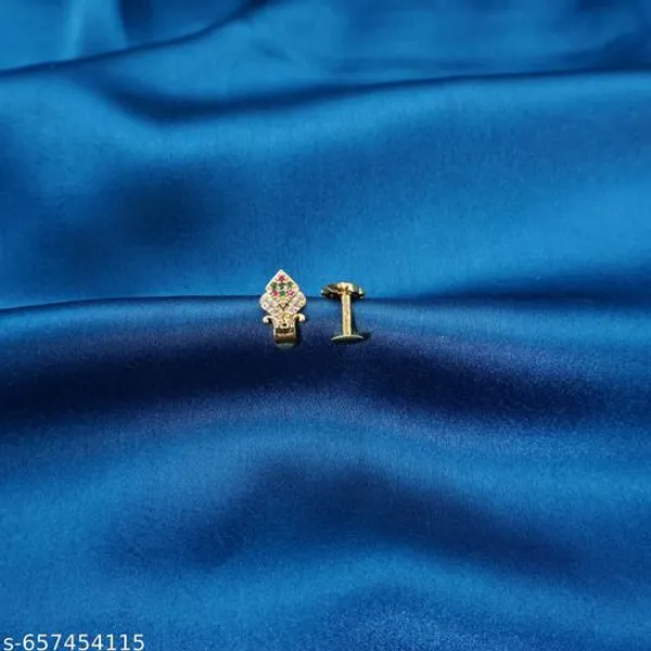 Golden_And_White_Alloy_Premium_Stud_Earrings_For_Women
