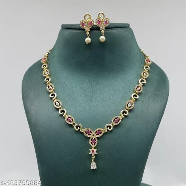 Multicolor_Alloy_And_Artificial_Stones_Premium_Necklace_For_Women