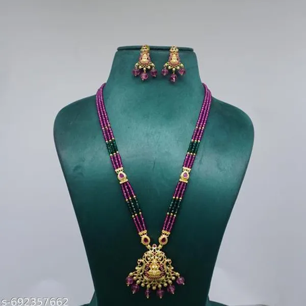 Multicolor_Beads_And_Alloy_Premium_Beaded_Haram_For_Women