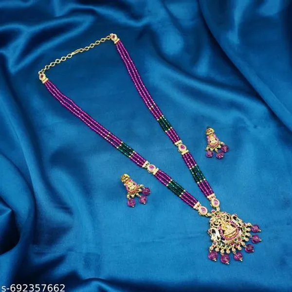Multicolor_Beads_And_Alloy_Premium_Beaded_Haram_For_Women