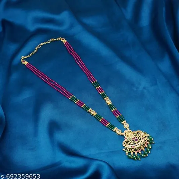 Multicolor_Beads_And_Alloy_Premium_Beaded_Haram_For_Women