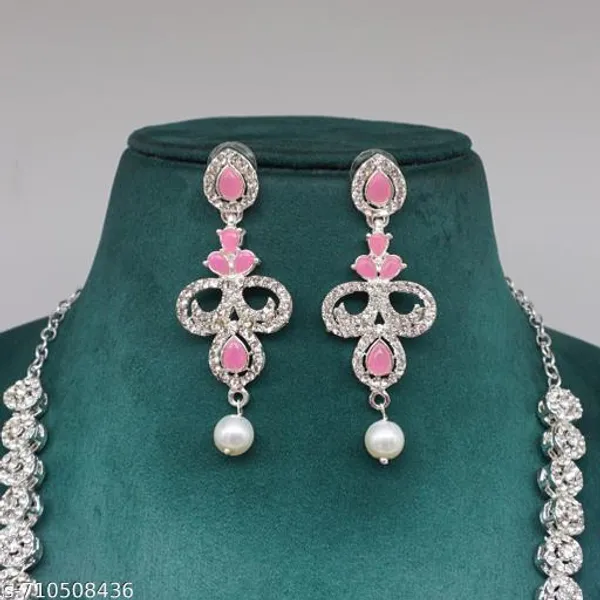 Silver_And_Pink_Gold_Plated_Alloy_Premium_Layered_Haram_For_Women