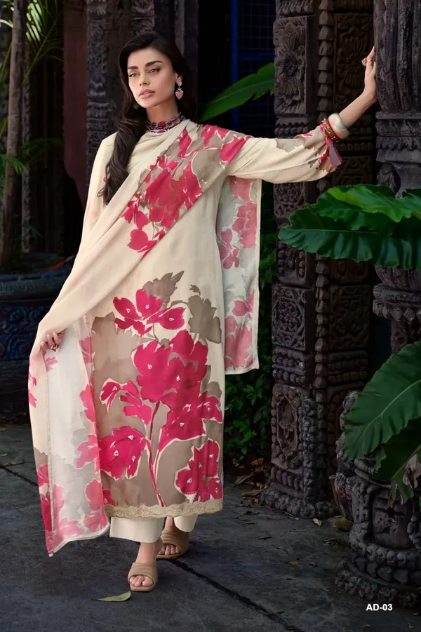 viscose_muslin_digitally_printed_with_thread_hand_work_and_embroiderd__Kurta_Set_For_Women