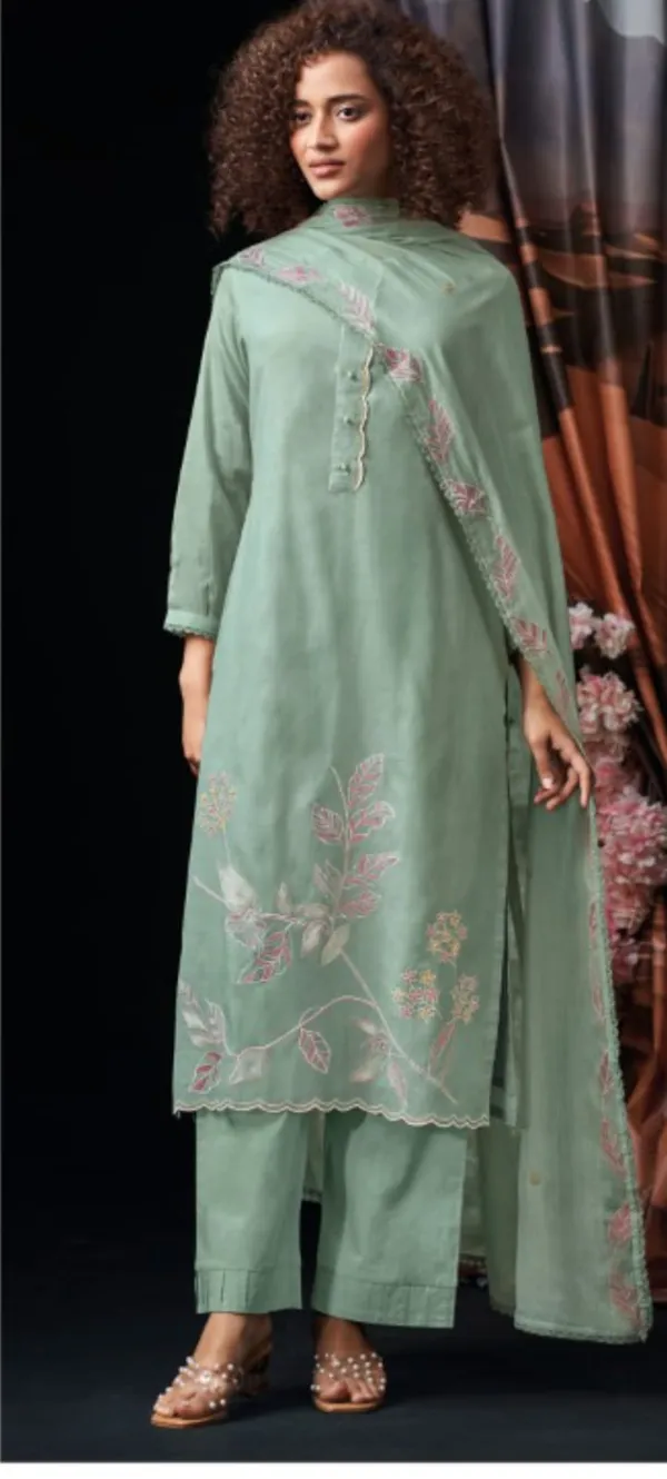 Sage_Green_Cotton_Floral_Embroidered_Unstitched_Kurta_Set_For_Women