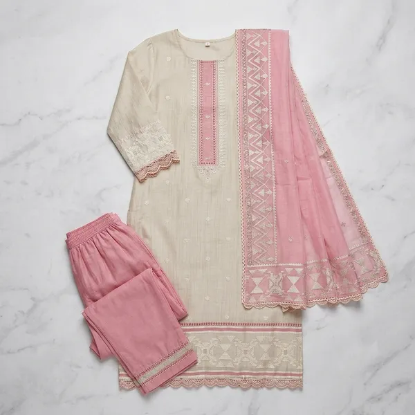 Cream_Cotton_Silk_Embroidered_Straight_Kurta_Set_For_Women