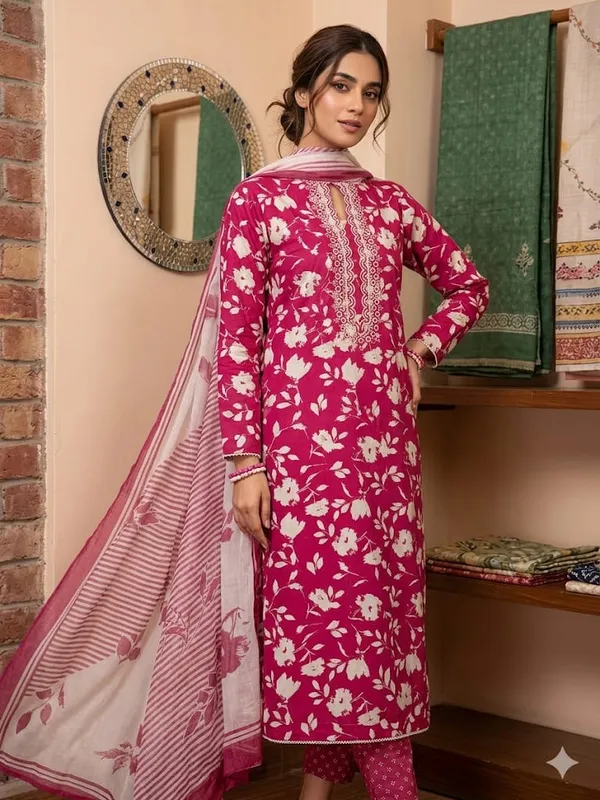 Pink_Pashmina_Printed_Unstitched_Kurta_Set_For_Women