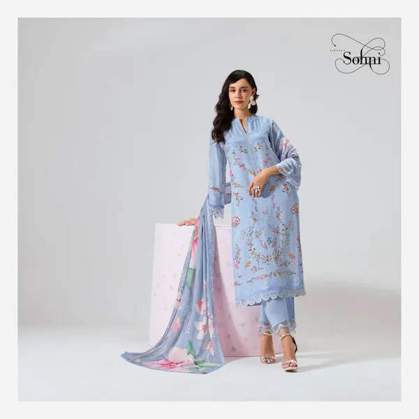 KIMORA_SKY_BLUE_pure_muslin_digital_print_with_scalloped_resham_embroidery_along_the_hemline_and_sleeves_with_crochet_border_at_the_neckline_