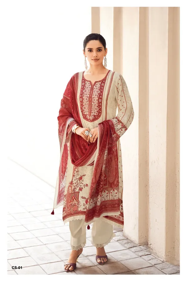 RED__viscose_cream_silk_satin_digitally_printed_with_hand_work_and_lace_