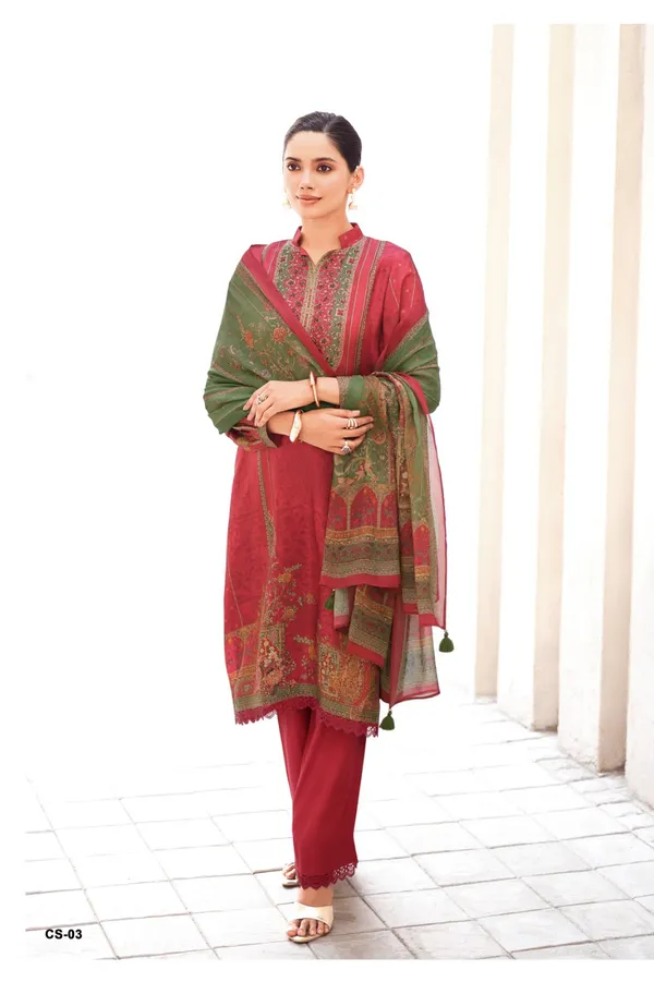 RED__viscose_cream_silk_satin_digitally_printed_with_hand_work_and_lace_