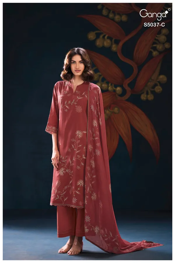 DARK_Green_premium_cotton_satin_solid_with_embroidery_lace_on_Daman_and_sleeves_Swarovski_work_
