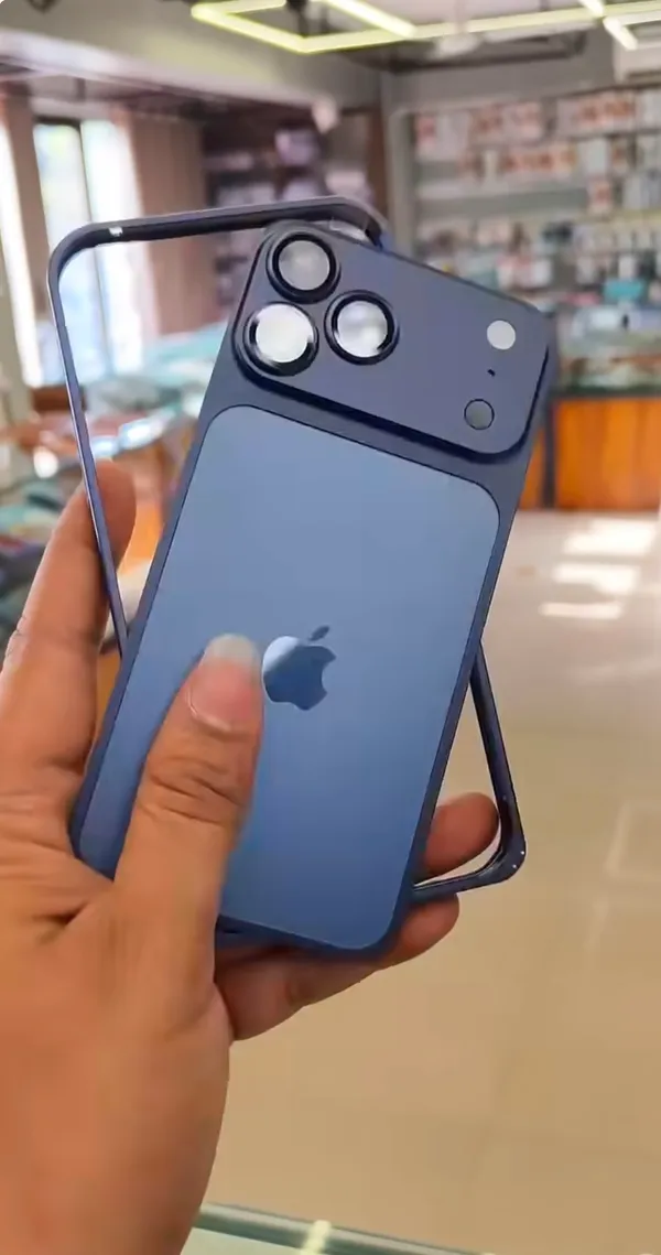 Blue_Hard_Metal_Matte_Finish_Converter_For_Iphone