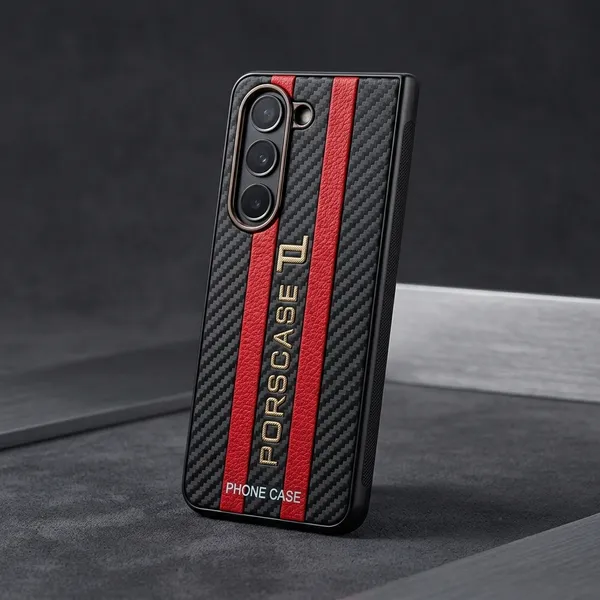 Red_And_Black_Tpu_Racing_Stripe_Porsche_Graphic_Phone_Case