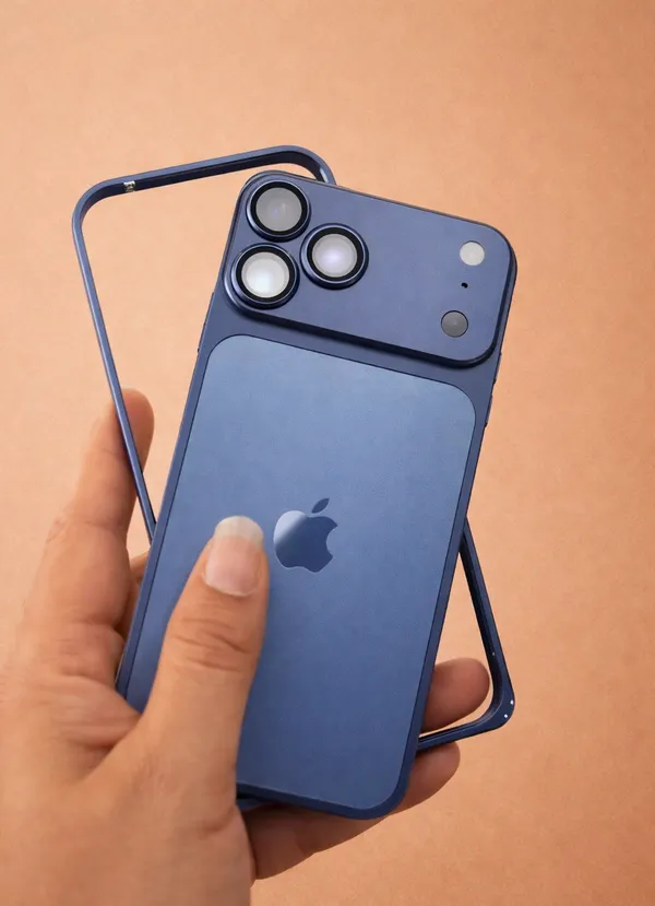 Blue_Hard_Metal_Matte_Finish_Converter_For_Iphone