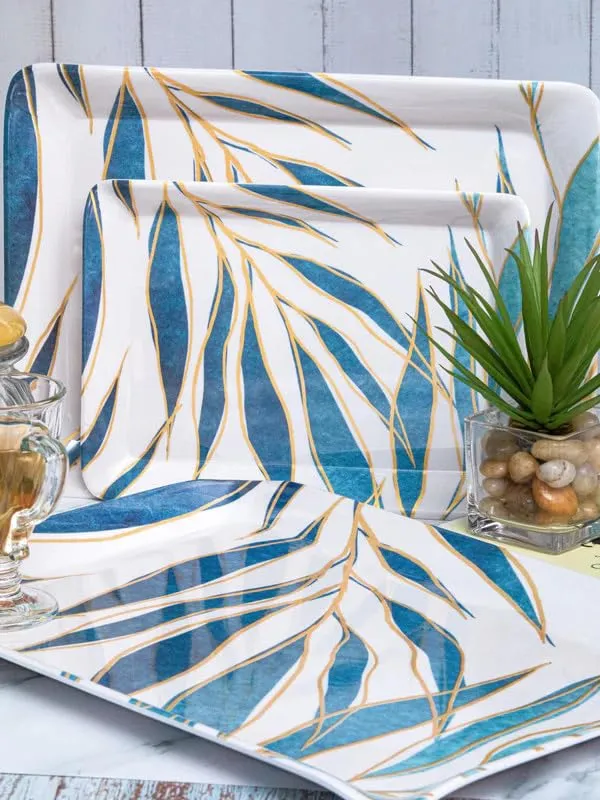Dribble_Melamine_Serving_Tray_Set_Of_3_Small_23Cm_L_X17Cm_W_X2_5_Cm_H_Medium_31_5_Cm_L_X_23_5_Cm_W_X2_5_Cm_H_And_Large_38Cm_L_X27_5_Cm_W_X2_5_Cm_H_Tray_Shape_Rectangular_Design_Spring