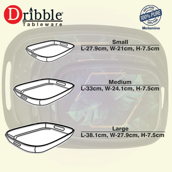 Dribble_100_Pure_Melamine_Serving_Tray_With_Handle_Set_Of_3_Small_Medium_Large_Food_Grade_Bpa_Free_For_Kitchen_Dining_Serving_Tea_Coffee_And_Meals_Shape_Rectangular_Design_Night_Safari