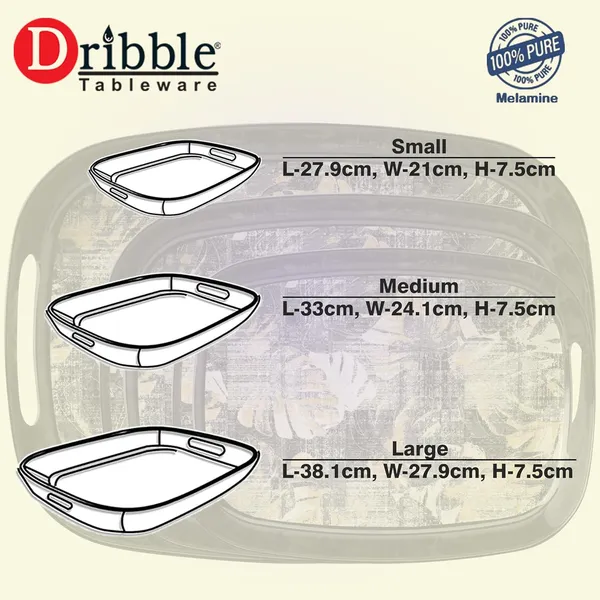 Dribble_100_Pure_Melamine_Serving_Tray_With_Handle_Set_Of_3_Small_Medium_Large_Food_Grade_Bpa_Free_For_Kitchen_Dining_Serving_Tea_Coffee_And_Meals_Shape_Rectangular_Design_Earthy_Bloom