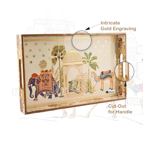 Dribble_Premium_Mdf_Wood_Serving_Tray_Large_Gold_Engraved_Decorative_Trays_Waterproof_Enamel_Coated_Royal_Caravan_Design_Rectangular_For_Kitchen_Dining_Gifting