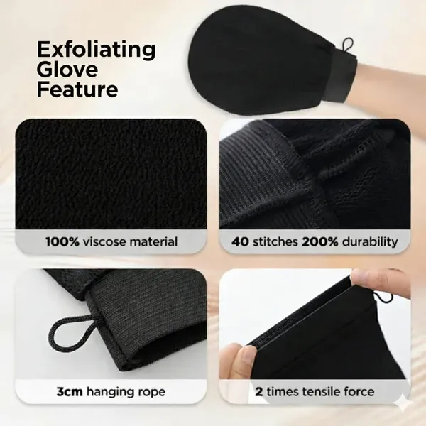 Dribble_Premium_Body_Exfoliating_Glove_Scrubber_For_Shower_Deep_Exfoliation_To_Remove_Dead_Skin_Keratosis_Pilaris_100_Natural_Viscose_Fiber_For_Smooth_Skin_Reusable_Mitt_For_Self_Tan_Prep_-_Pack_Of_2