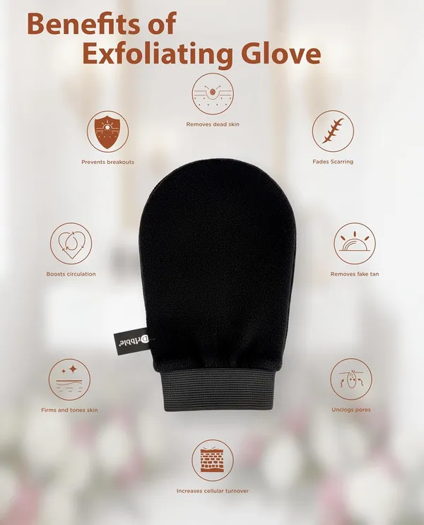 Dribble_Premium_Body_Exfoliating_Glove_Scrubber_For_Shower_Deep_Exfoliation_To_Remove_Dead_Skin_Keratosis_Pilaris_100_Natural_Viscose_Fiber_For_Smooth_Skin_Reusable_Mitt_For_Self_Tan_Prep_-_Pack_Of_2