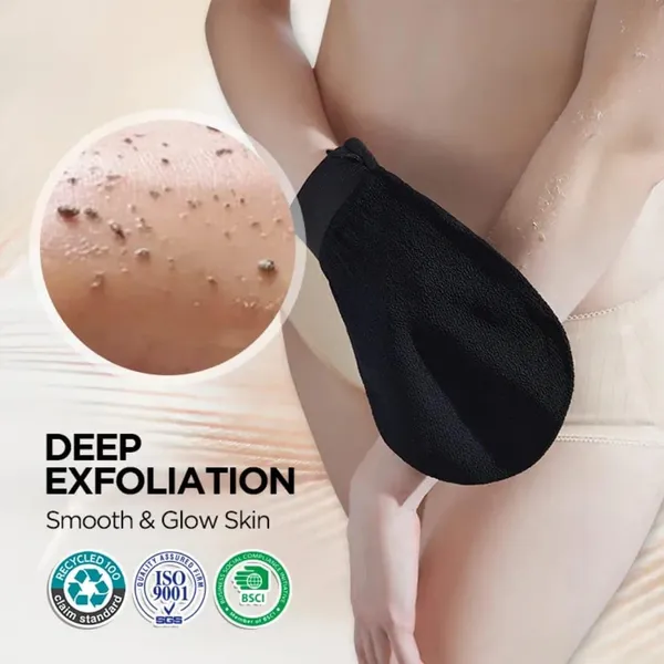 Dribble_Premium_Body_Exfoliating_Glove_Scrubber_For_Shower_Deep_Exfoliation_To_Remove_Dead_Skin_Keratosis_Pilaris_100_Natural_Viscose_Fiber_For_Smooth_Skin_Reusable_Mitt_For_Self_Tan_Prep_-_Pack_Of_2