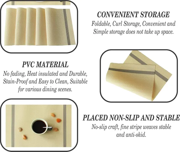 Dribble_Premium_Pvc_Placemats_Set_Of_4_Heat_Resistant_Washable_Waterproof_Table_Mats_Anti_Slip_Dining_Table_Placemats_For_Kitchen_Home_Decor_45X30Cm_Design_Ivory_Charm