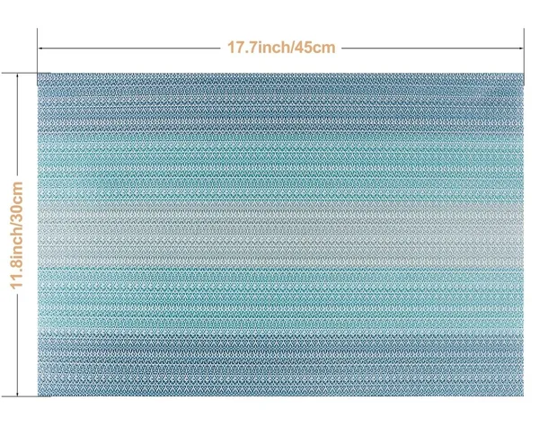 Dribble_Premium_Pvc_Placemats_Set_Of_4_Heat_Resistant_Washable_Waterproof_Table_Mats_Anti_Slip_Dining_Table_Placemats_For_Kitchen_Home_Decor_45X30Cm_Design_Mayura_Blue