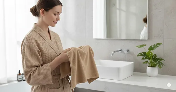 Dribble_Coral_Fleece_Microfiber_Towel_Set_Ultra_Soft_Highly_Absorbent_Hand_Towel_Bath_Towel_450Gsm_Quick_Dry_Towels_For_Bathroom_Home_Gym_Travel_Pack_Of_2_Brown