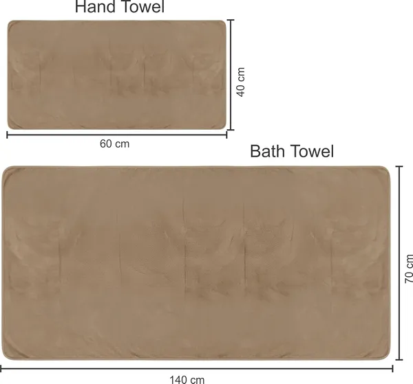 Dribble_Coral_Fleece_Microfiber_Towel_Set_Ultra_Soft_Highly_Absorbent_Hand_Towel_Bath_Towel_450Gsm_Quick_Dry_Towels_For_Bathroom_Home_Gym_Travel_Pack_Of_2_Brown