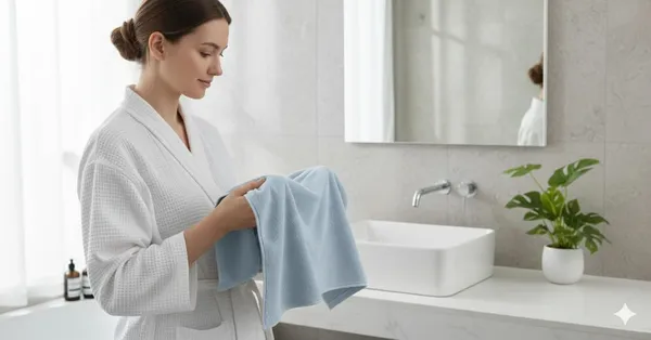 Dribble_Coral_Fleece_Microfiber_Towel_Set_Ultra_Soft_Highly_Absorbent_Hand_Towel_Bath_Towel_450Gsm_Quick_Dry_Towels_For_Bathroom_Home_Gym_Travel_Pack_Of_2_Blue
