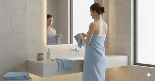 Dribble_Coral_Fleece_Microfiber_Towel_Set_Ultra_Soft_Highly_Absorbent_Hand_Towel_Bath_Towel_450Gsm_Quick_Dry_Towels_For_Bathroom_Home_Gym_Travel_Pack_Of_2_Blue