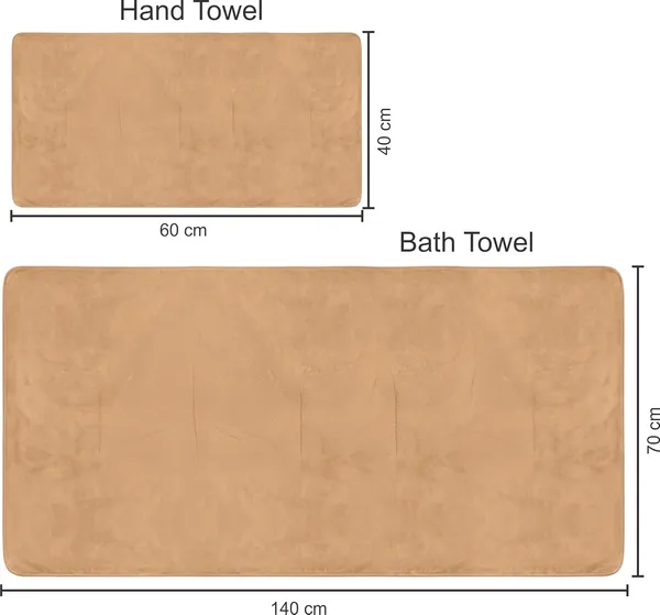 Dribble_Coral_Fleece_Microfiber_Towel_Set_|_Ultra_Soft_&_Highly_Absorbent_Hand_Towel_+_Bath_Towel_|_450Gsm_Quick_Dry_Towels_For_Bathroom,_Home,_Gym_&_Travel_(Pack_Of_2,_Peach)