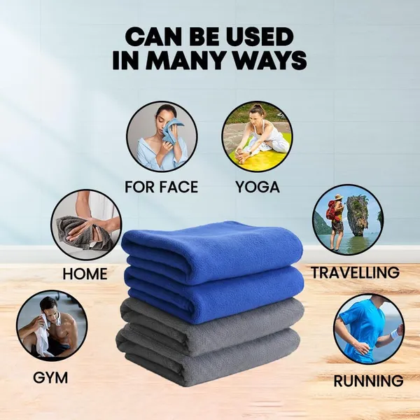 Dribble_Microfiber_Weft_Knitting_400_Gsm_Hand_Towel_40X60_Cm_Ultra_Soft_Quick_Dry_Highly_Absorbent_Lightweight_Skin_Friendly_Towel_For_Bathroom_Gym_Travel_Blue_Grey_Pack_Of_4