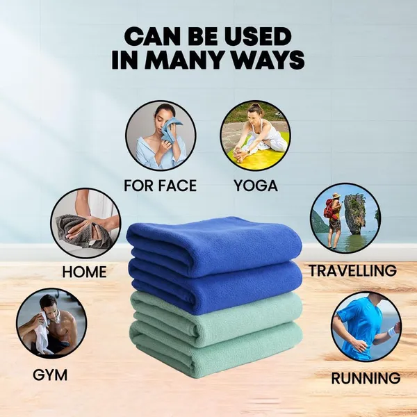 Dribble_Microfiber_Weft_Knitting_400_Gsm_Hand_Towel_40X60_Cm_Ultra_Soft_Quick_Dry_Highly_Absorbent_Lightweight_Skin_Friendly_Towel_For_Bathroom_Gym_Travel_Blue_Pista_Green_Pack_Of_4