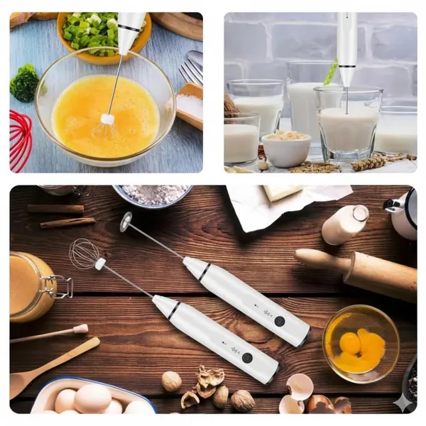 Dribble_Usb_Rechargeable_Milk_Frother_Egg_Beater_3_Speed_Handheld_Coffee_Frother_For_Cappuccino_Latte_Hot_Chocolate_Stainless_Steel_Whisk_Easy_To_Clean_White