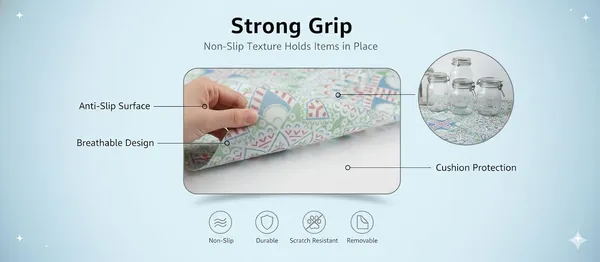 Dribble_Eva_Shelf_Liner_Mat_45X500Cm_Roll_Non_Slip_Drawer_Cabinet_Liner_For_Kitchen_Waterproof_Oil_Proof_Washable_Fridge_Mat_Anti_Skid_Cupboard_Wardrobe_Multipurpose_Mat_Green_Red_Mandala_Art
