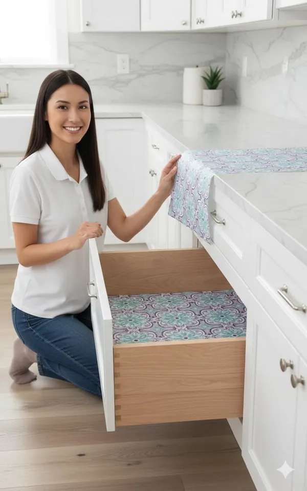 Dribble_Eva_Shelf_Liner_Mat_45X500Cm_Roll_Non_Slip_Drawer_Cabinet_Liner_For_Kitchen_Waterproof_Oil_Proof_Washable_Fridge_Mat_Anti_Skid_Cupboard_Wardrobe_Multipurpose_Mat_Purple_Green_Mandala_Art