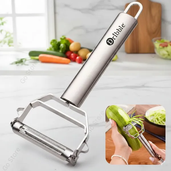 Dribble_Premium_2_In_1_Steel_Julienne_Vegetable_Peeler_Multi_Functional_Fruit_Veggie_Shredder_Slicer_Grater_Potato_Carrot_Cucumber_Cutter_Sharp_Rust_Proof_Blade_Easy_Grip_Handle_18X8_2X2_4Cm_-_Pack_Of_2