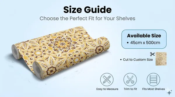 Dribble_Eva_Shelf_Liner_Mat_45X500Cm_Roll_Non_Slip_Drawer_Cabinet_Liner_For_Kitchen_Waterproof_Oil_Proof_Washable_Fridge_Mat_Anti_Skid_Cupboard_Wardrobe_Multipurpose_Mat_Yellow_Mandala_Art