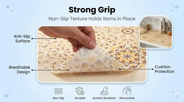Dribble_Eva_Shelf_Liner_Mat_45X500Cm_Roll_Non_Slip_Drawer_Cabinet_Liner_For_Kitchen_Waterproof_Oil_Proof_Washable_Fridge_Mat_Anti_Skid_Cupboard_Wardrobe_Multipurpose_Mat_Yellow_Mandala_Art