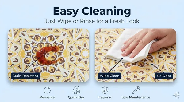 Dribble_Eva_Shelf_Liner_Mat_45X500Cm_Roll_Non_Slip_Drawer_Cabinet_Liner_For_Kitchen_Waterproof_Oil_Proof_Washable_Fridge_Mat_Anti_Skid_Cupboard_Wardrobe_Multipurpose_Mat_Yellow_Mandala_Art