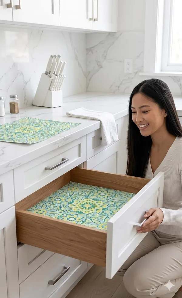 Dribble_Eva_Shelf_Liner_Mat_45X500Cm_Roll_Non_Slip_Drawer_Cabinet_Liner_For_Kitchen_Waterproof_Oil_Proof_Washable_Fridge_Mat_Anti_Skid_Cupboard_Wardrobe_Multipurpose_Mat_Green_Mandala_Art