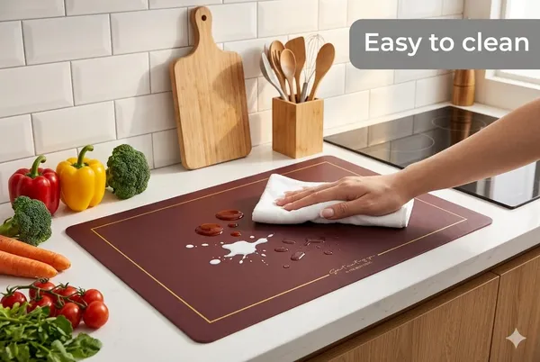Dribble_Premium_Pu_Leather_Placemats_Set_Of_6_Double_Layer_Waterproof_Heat_Resistant_Non_Slip_Easy_Clean_Dining_Table_Mats_For_Kitchen_Dining_Office_Desk_Reversible_Smooth_Finish_Maroon
