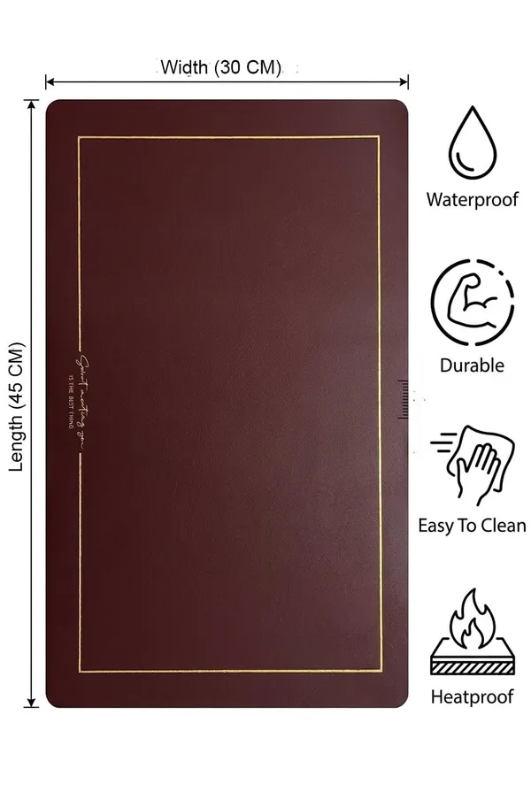 Dribble_Premium_Pu_Leather_Placemats_Set_Of_4_Double_Layer_Waterproof_Heat_Resistant_Non_Slip_Easy_Clean_Dining_Table_Mats_For_Kitchen_Dining_Office_Desk_Reversible_Smooth_Finish_Maroon
